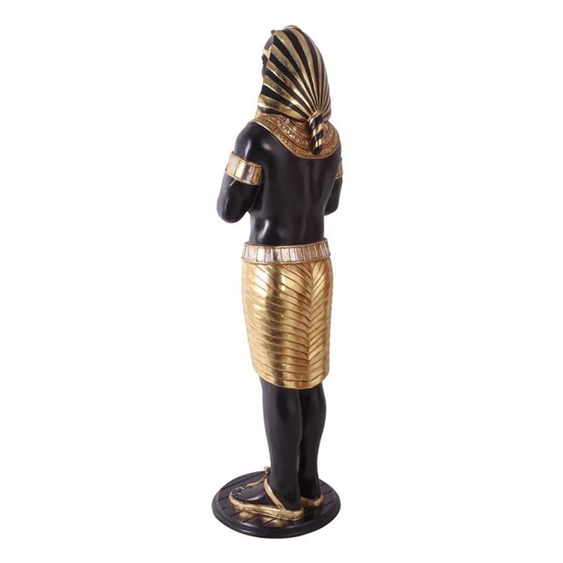 Polyresin Egyptian Pharaoh Sculpture Egypt Wine Holder For Souvenir