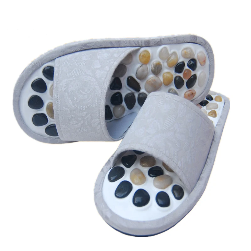 Health care acupuncture foot massage slippers Cobble stone massage shoes