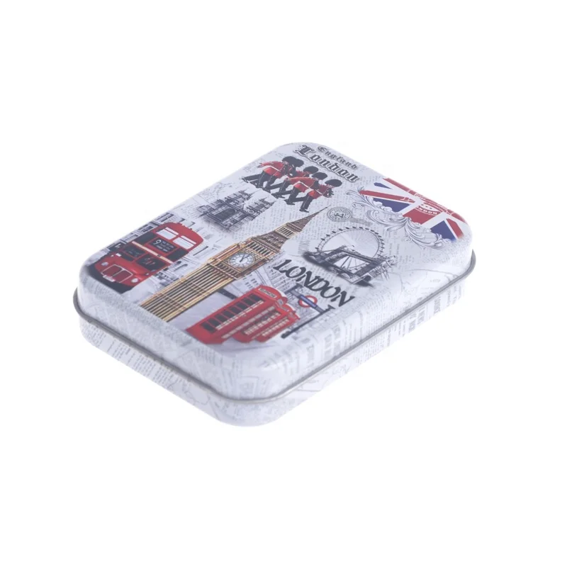 Walmart square cheap cookie metal box danish butter cookie tin box clear lids food package