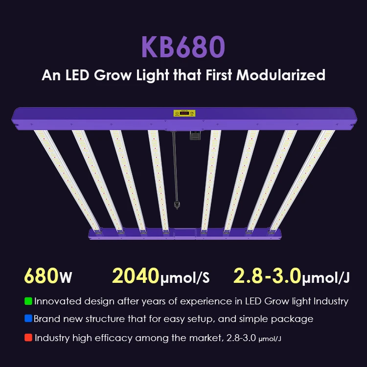 Samsung LED grow light uv ir 1000 watt full spectrum for indoor plants 8 bar 720w led grow light