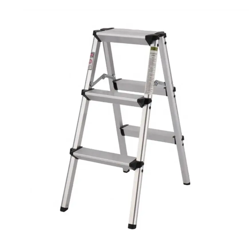 
folding aluminum 3 step ladders with Tools Tray 