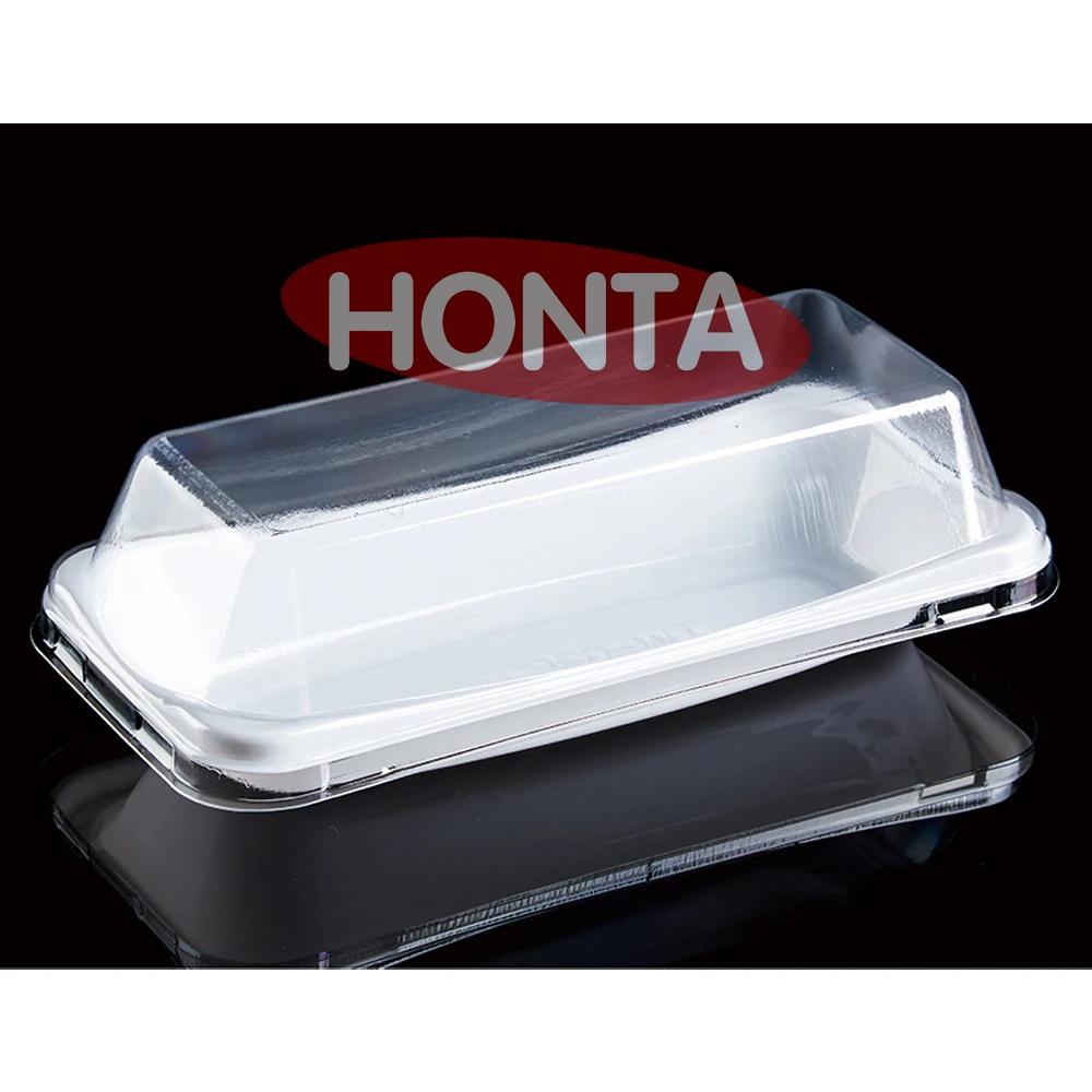Clear transparent for rectangular disposable with lid plastic food boxes pet small transparent food plastic box