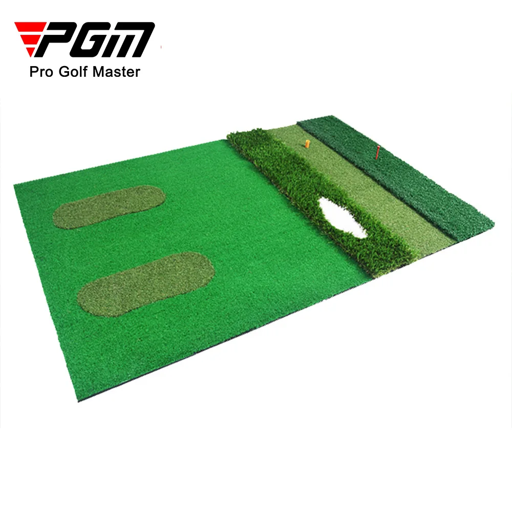 PGM DJD010 4 in 1 golf hitting driving mat range multi practice golf mat