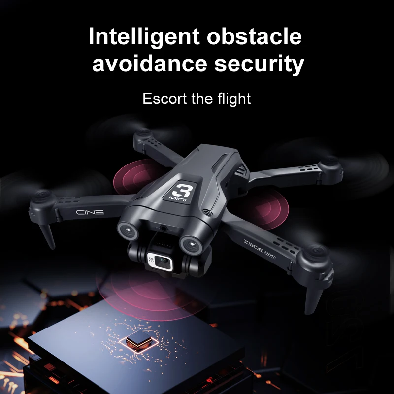 Obstacle avoidance optical flow positioning 4K dual camera professional aerial photography folding remote control drone