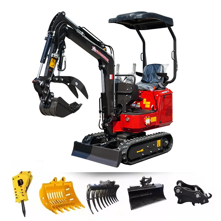 FREE SHIPPING! Hyundai used kubota/yanmar engine 1000kg small digger CE/EPA/EURO 5 compact mini excavators 1 ton prices