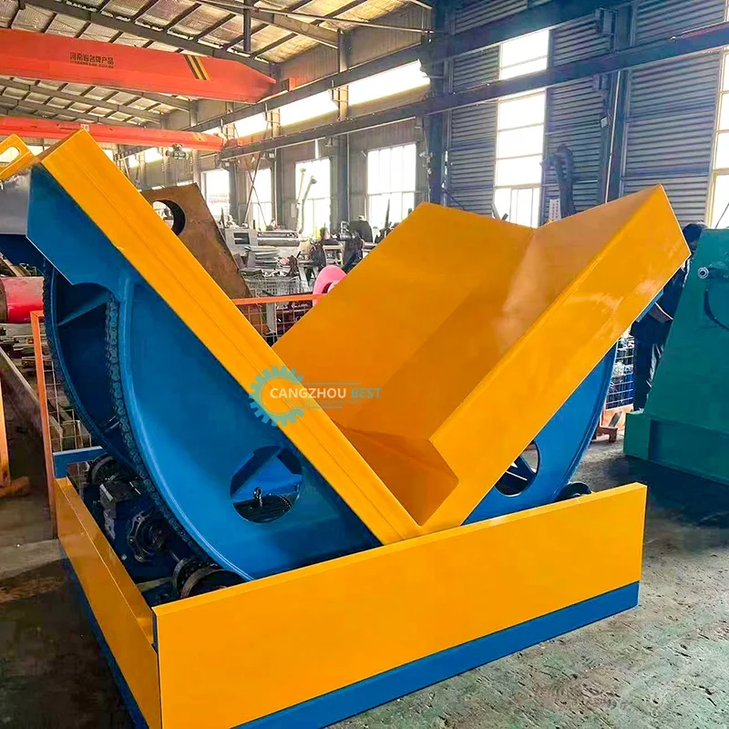Factory Direct Sales High Standard 5T 7T 8T 10T Full Automatic Hydraulic Coil Tipper Machine