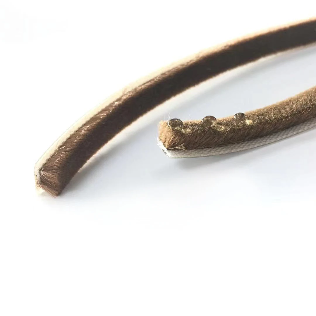 pile  bottom acoustic soundproof  brushes sealing stripping  strip price customized industrial  door bottom seal weather strip