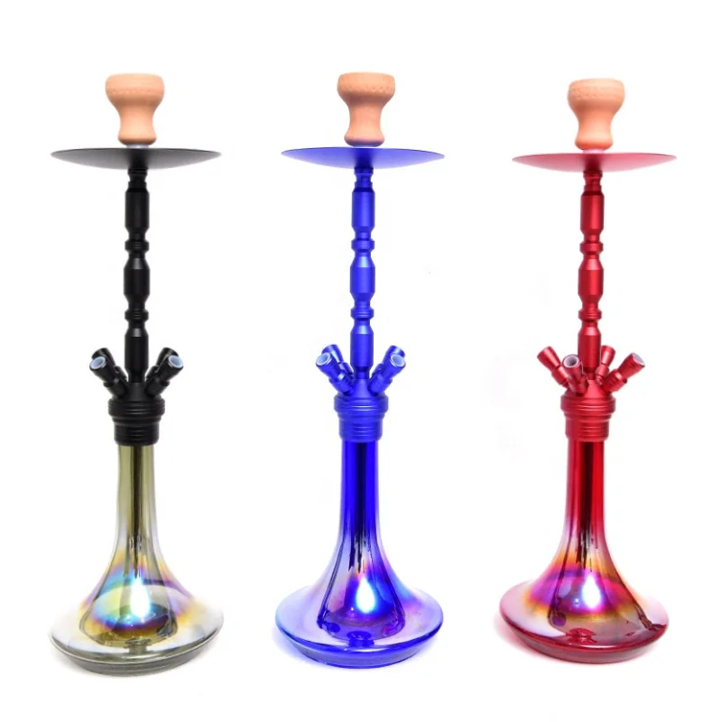 fashion four-pipe hookah new design glass Vases art glass shisha hookah