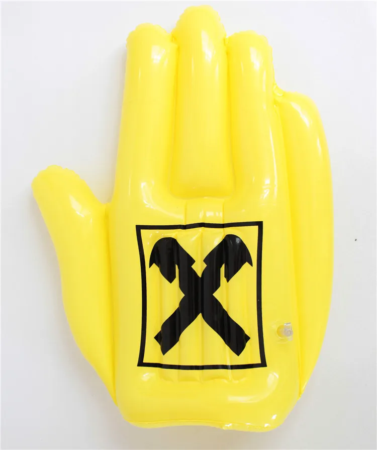 inflatable hand Cheering hand clapper for sports game custom logo for promotion