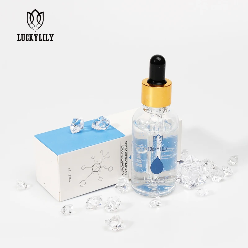 Luckylily Wholesale Essence 30mL Hyaluronic Acid Moisturizing Essence Tighten Moisturizing Skin Care Serum Skin Care Serum