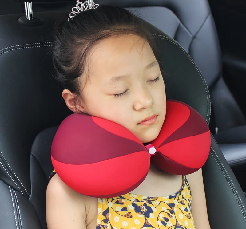 Wholesale Hesen Cheap OEM ODM U Shape Micro Beads Travel Neck Pillow For Kids
