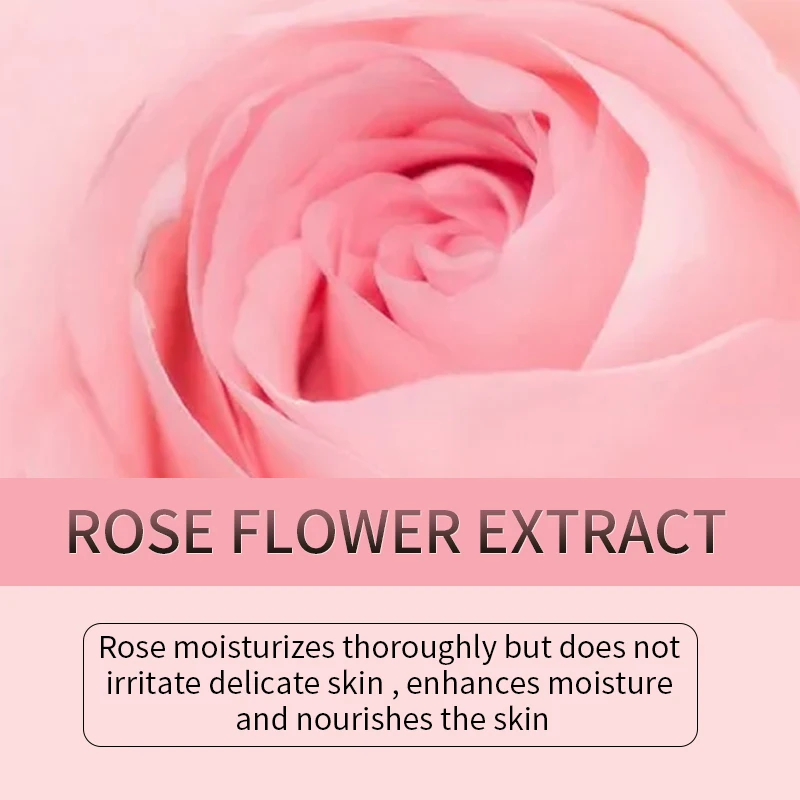 Pink Rose Travel Kit Skin Care Set 5 Pieces Cream Private Label Moisturizing Facial Set Face Care Set