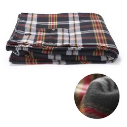 Factory Electric Thermal Blankets Winter Plaid Energy Saving Warm Heater Blankets 7.4V Shawl Heating Electric Cooling Blanket