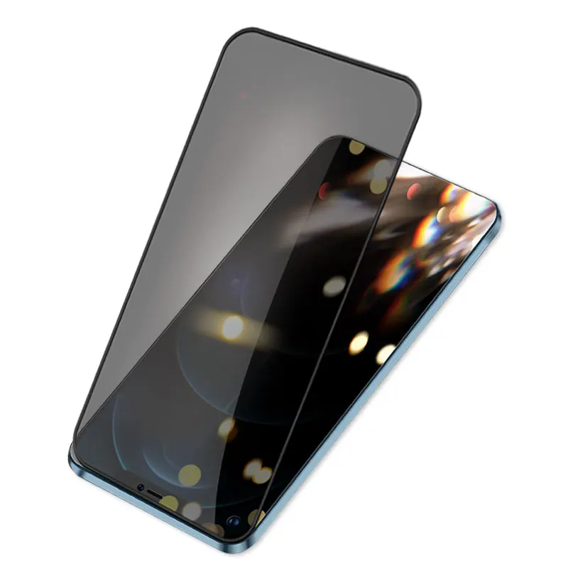 HOFI high quality anti spy privacy mobile cell phone factory tempered glass screen protector for iphone 11 12 13