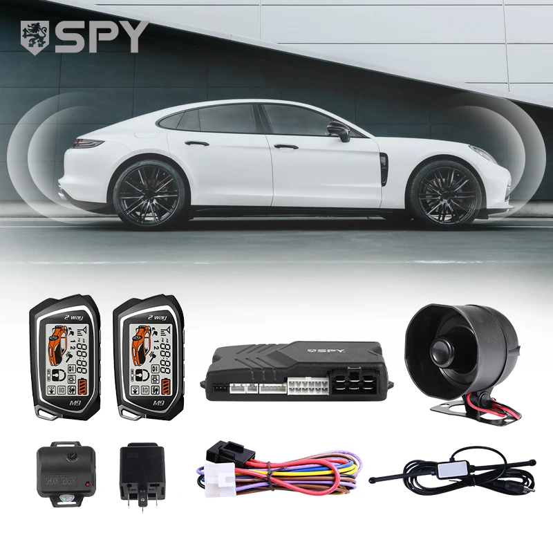 SPY 13 Pin Led Custom Lora Stop Star Engin Alarm Car System Vibration High Quality