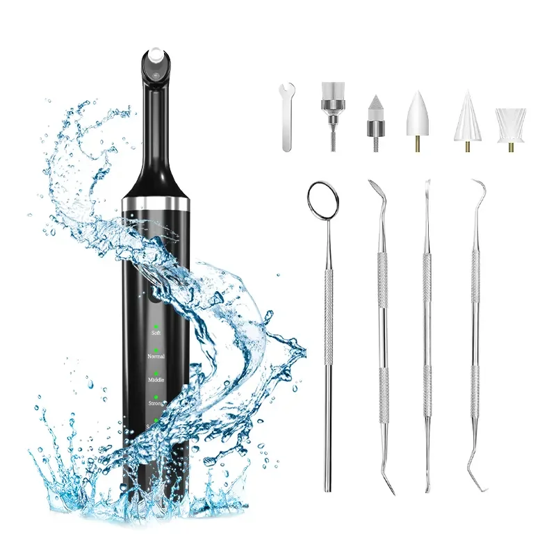 Waterproof Electric Tooth Polisher  Multifunctional Replacement Head Teeth Cleaning Kit for Fighting Tooth Coffee  Stains