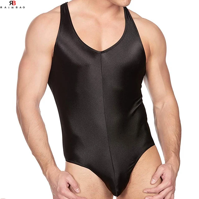 Новый мужской сексуальный комбинезон, мужское трико, спортивный боди, стринги, открытые брюки с застежкой-пряжкой, нижнее белье