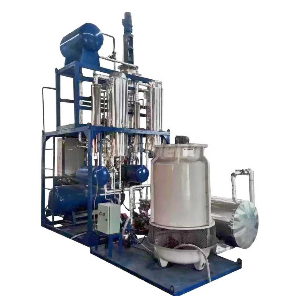 Small distillation equipment for waste oil to base oil/diesel plant