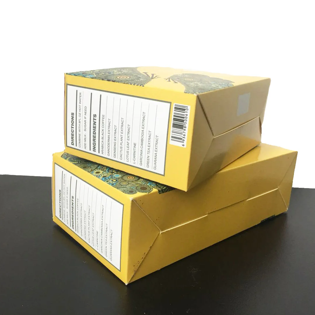  Bio Herbs Herbal Weight Loss Instant Black Coffee with Ganoderma Slim Diet Green slimming coffee private label weight