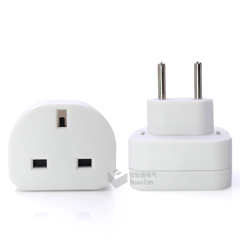 BS8546 travel adaptor uk to european plug without grounding