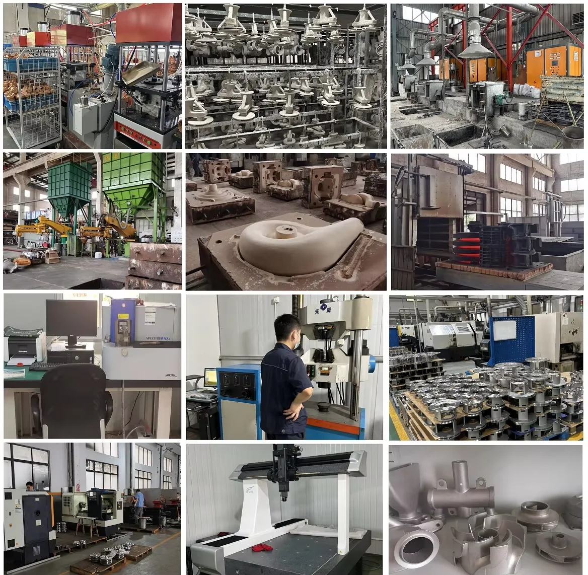 Good Flow Gray Castings 315s Parts Nodul Cast Furan Resin Sand Casting Machines Electric Motor Casing With Powder Pattern