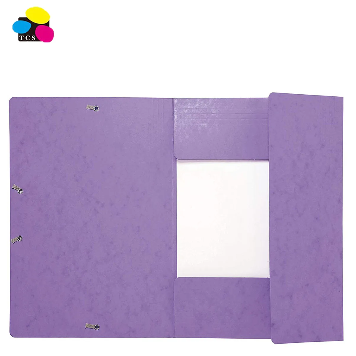 Promotional Cheap Customized A4 Size 400G Recycled Board 3-Flap Elastic Folder With 10Pcs Packed For Document management