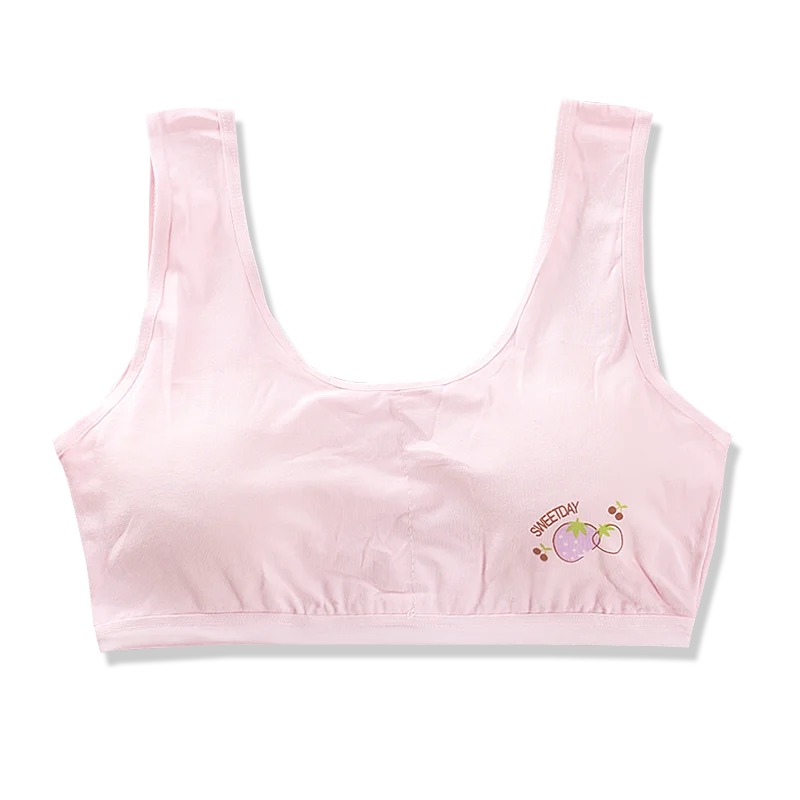 YCH sports tank top bra female students developmental cotton underwear girls bra