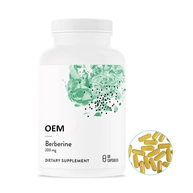 OEM  Berberine 1000 mg Formerly Berbercap Supports Heart Function Immune System and Gut Health 60 Capsules berberine supplement