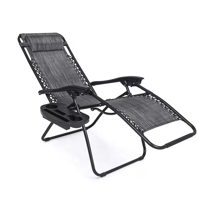 Zero Gravity Recliner Patio Lounger Chair Adjustable Camping Chair