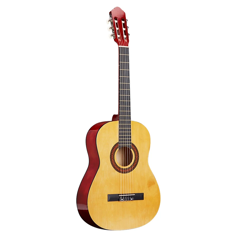 39 inch Nylon string Basswood Classical Guitars Practice Student Acoustic Guitar