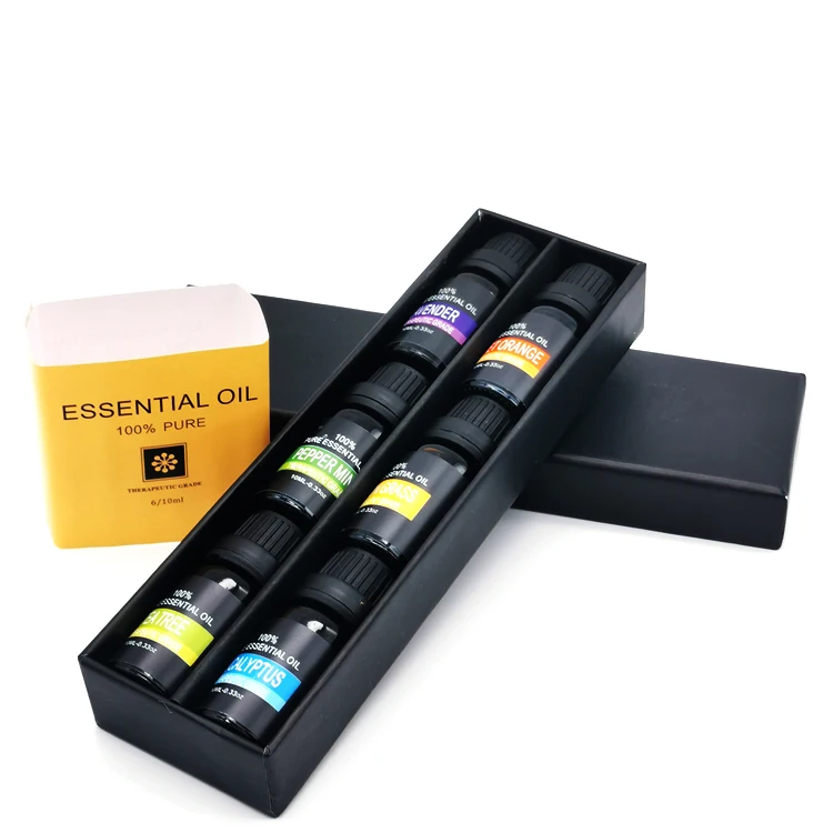 Amazon Hot Selling Aromatherapy 100% Pure Therapeutic Grade Top Essential Oils Natural Aromatherapy Essential Oils Gift Set