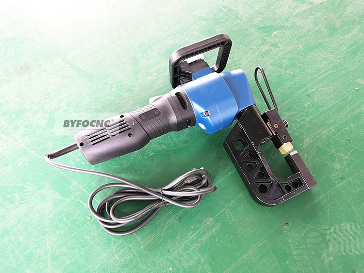 Hvac duct TDC flange mounting machine