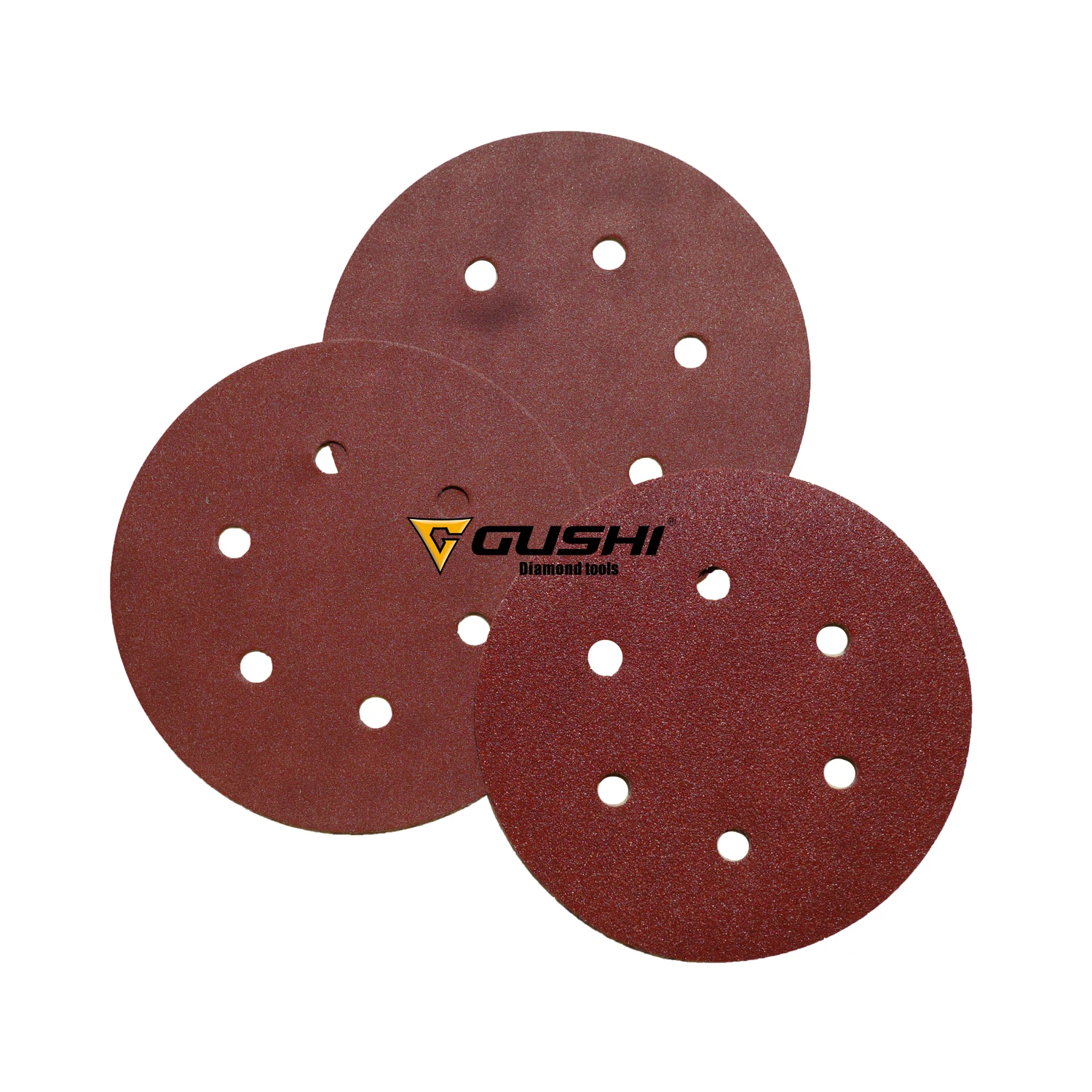 Wholesale Best Price Abrasive Tools 4-9 Inch Aluminum Oxide Automotive Round Diamond Sand Paper For Wood Stone