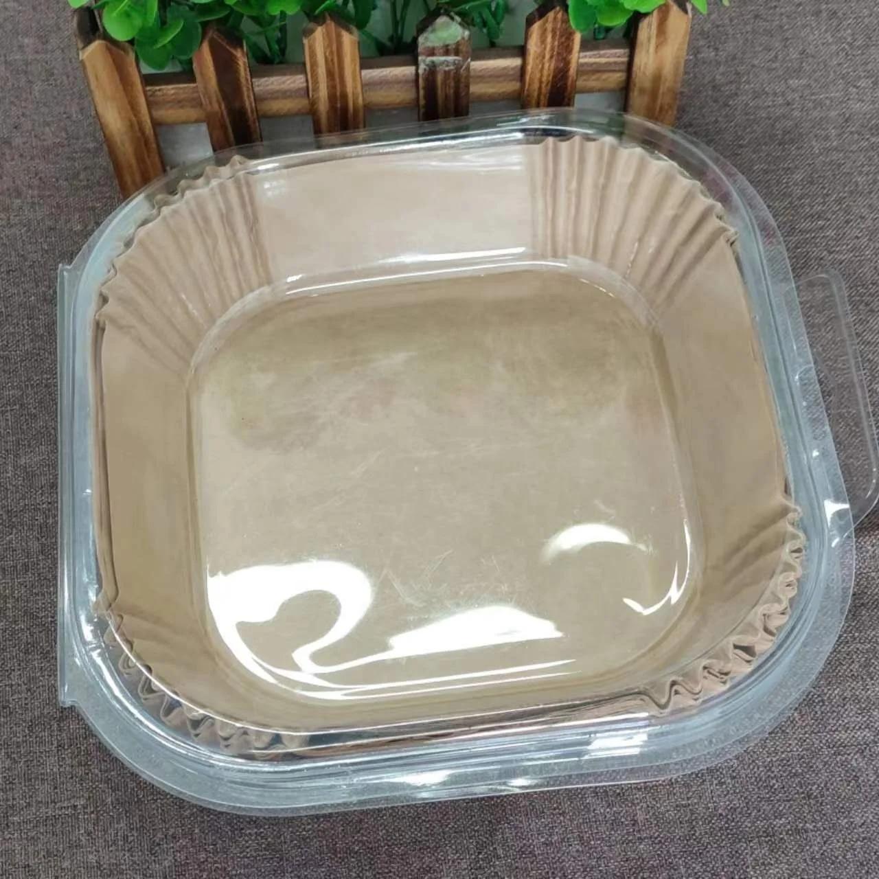 Square 7.9 inch 50pcs 100pcs Baking paper Air Fryer Liners Parchment Paper  Disposable Paper Liner  for air fryer
