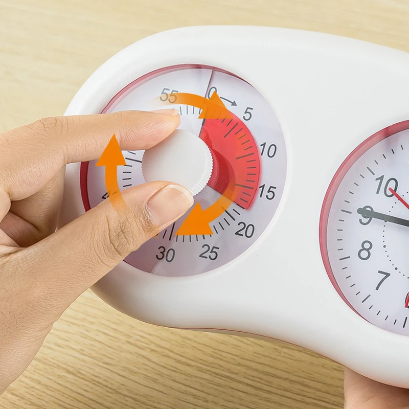 Pomodoro Countdown Productivity Timer Time Management Google Timer Multi-function Visual Timer for Kids Study Table Clock