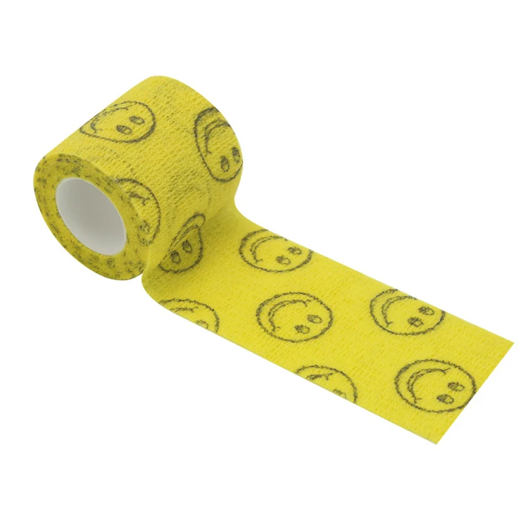 OEM Factory Custom first aid adhesive waterproof bandage latex free animals rolls self adhesive bandage wrap tape