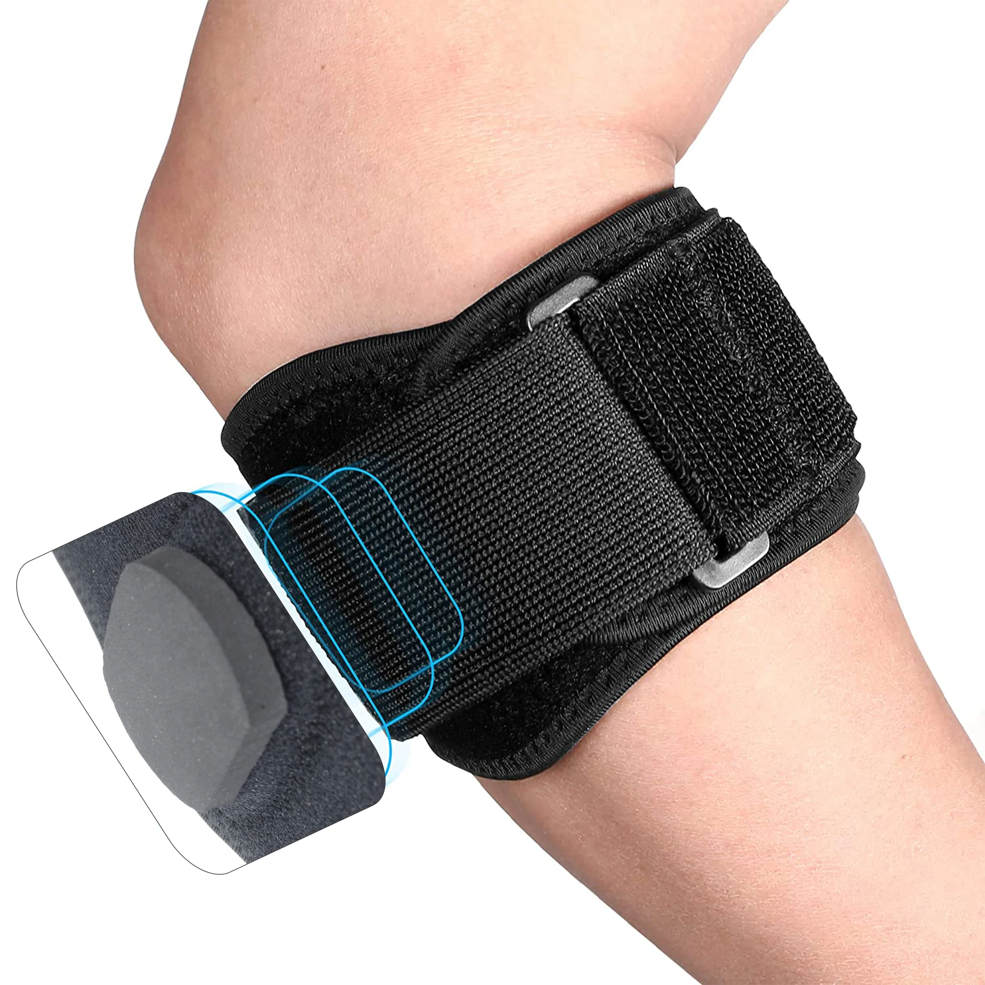 Wholesale with Compression Pad for Men and Women   Elbow Support Brace Tennis Elbow Brace
