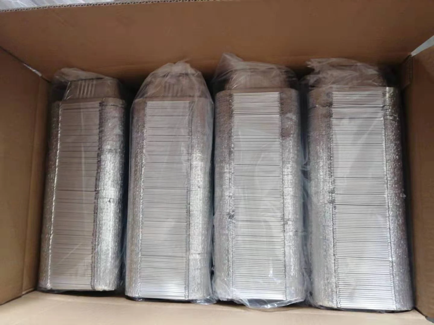2.25LB 220*172*50mm 2 1/4 lb Foil Laminated Aluminum Foil Tray Fast Food Foil Containers with Lids