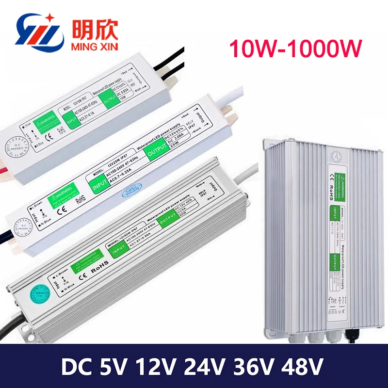 Constant voltage ip67 waterproof 12v 300w  led driver 5v 12v 24 volt 36v 48v 300w 400w 500w led driver switching power supply