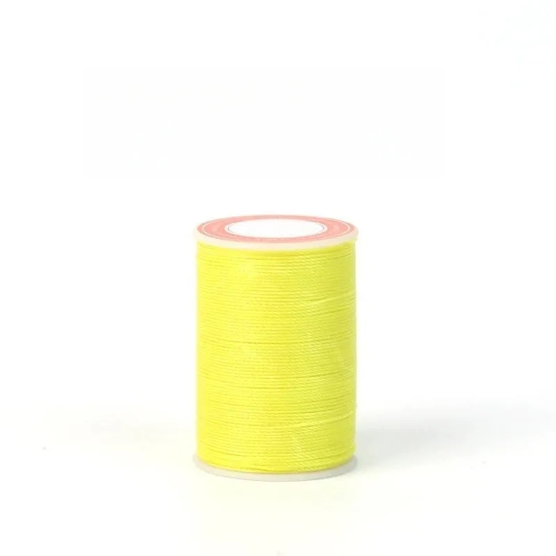 Factory sale cheap 0.65mm round waxed leather thread for sewing shoes