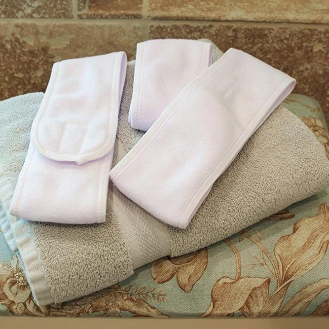 Fashion Beauty Wholesale Women Cosmetic hairbands Microfiber facial Spa head band Salon Makeup Headband