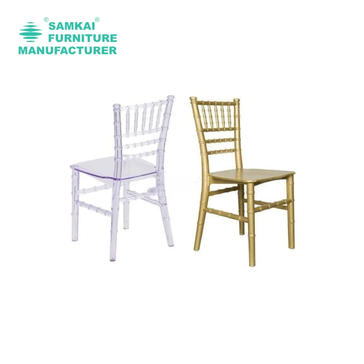 SK-YHY-A002 Premium Gold Finish Chiavari Steel Banquet Chairs Elegant Design Stackable Event Seating USA Wedding Venue Furniture