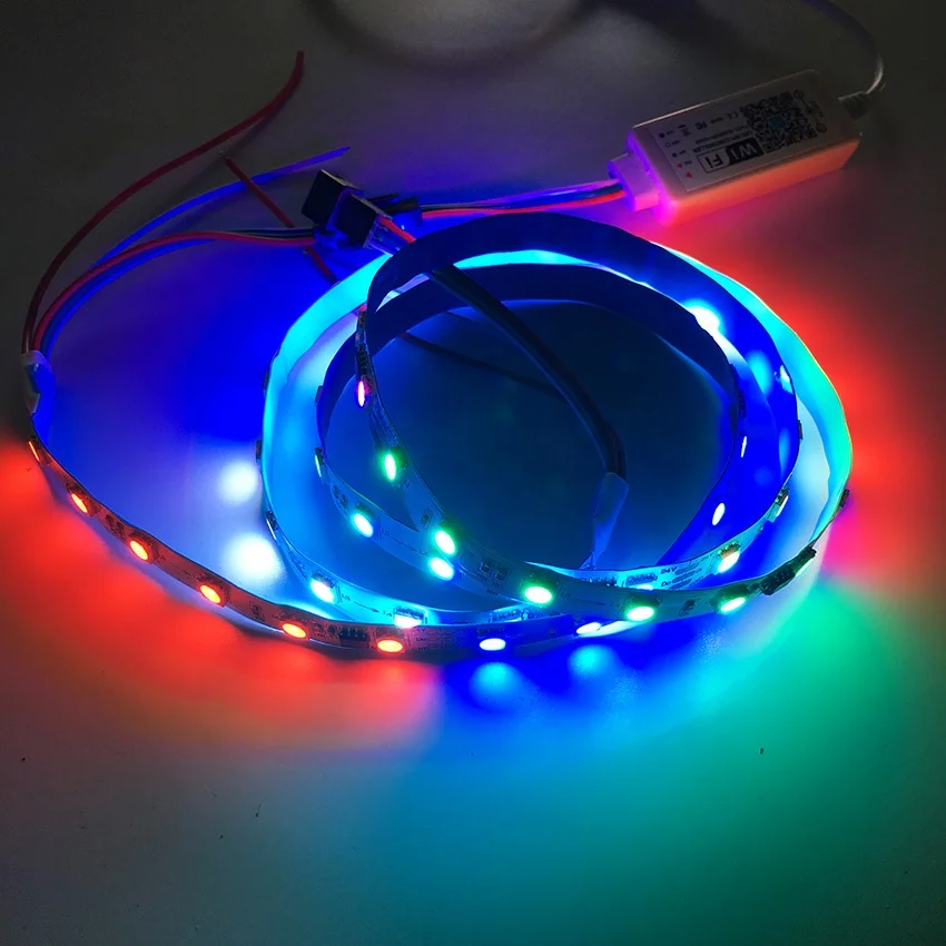 dmx512 2812 ws2815 sk6812 12v pixel programable led stripe adressable digital