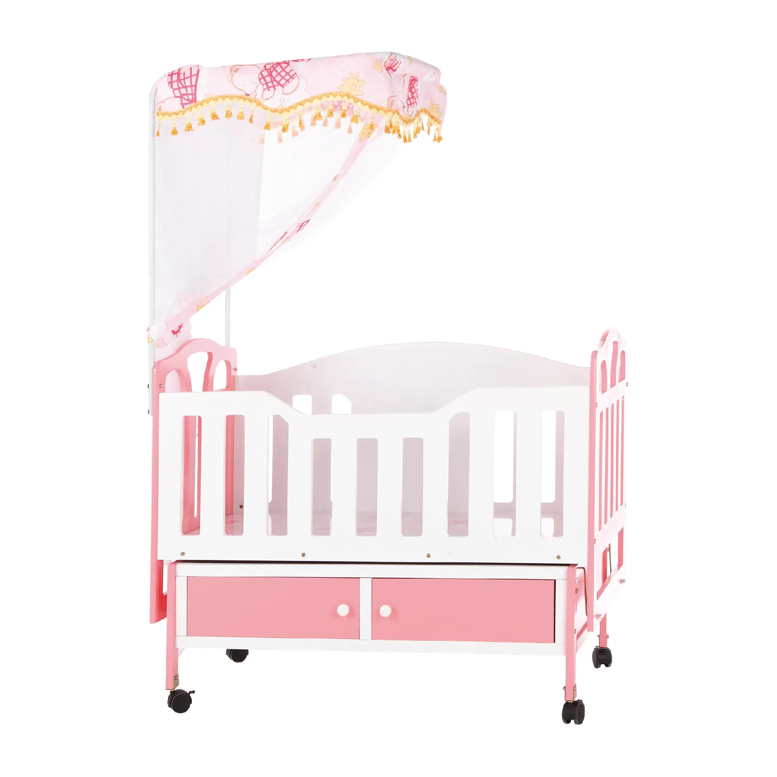 wooden Baby cot bed cradles swing bed designs in 5382