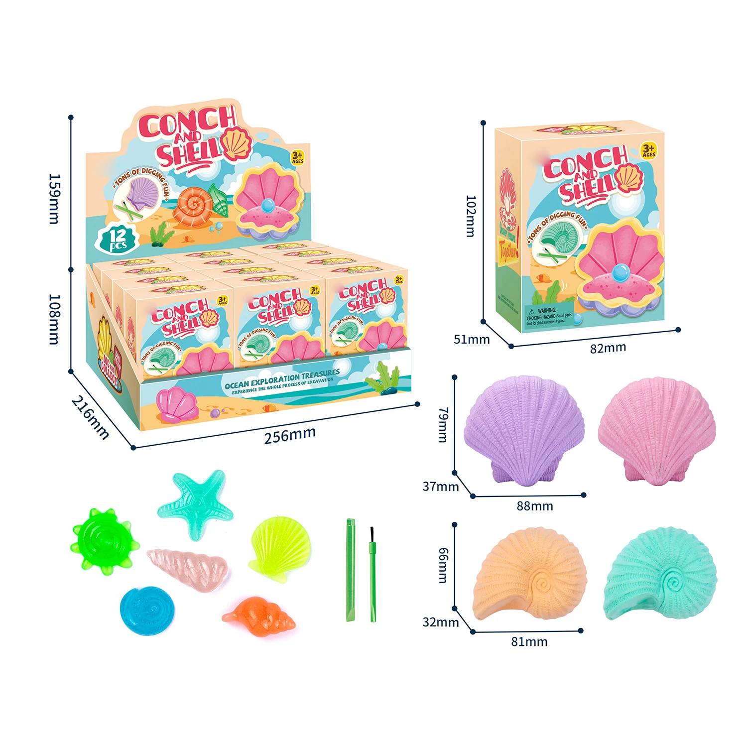 Educational Kids Toy, DIY Archaeological Excavations Toys