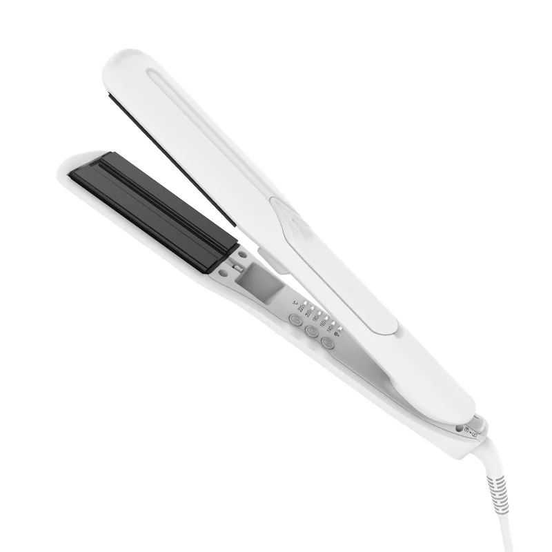 Professional Titanium LED Display Steam Flat Iron Plancha De Cabello Profesional Custom 430F Hair Straightener For Salon