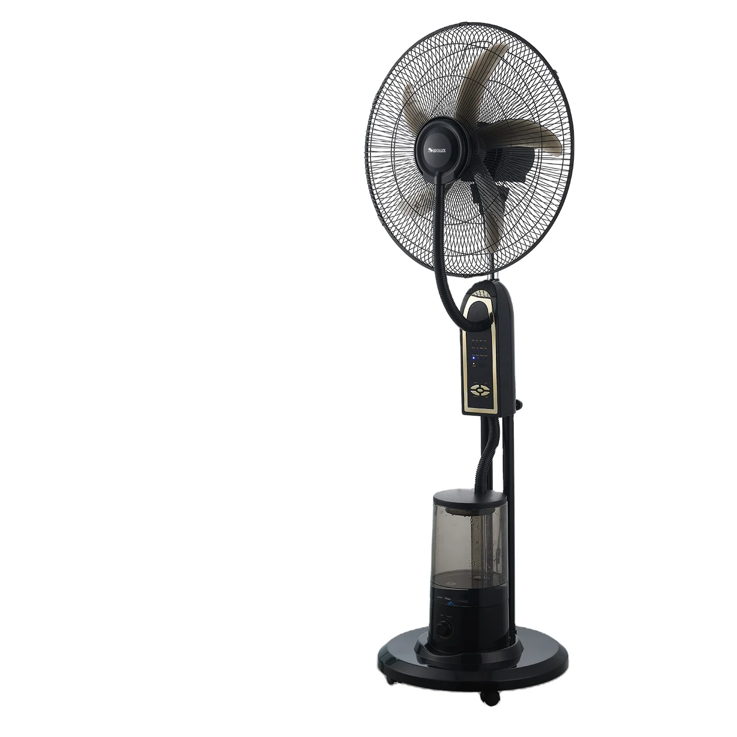 High speed pedestal floor stand water sprayer mist fan manufacturers for greenhouse