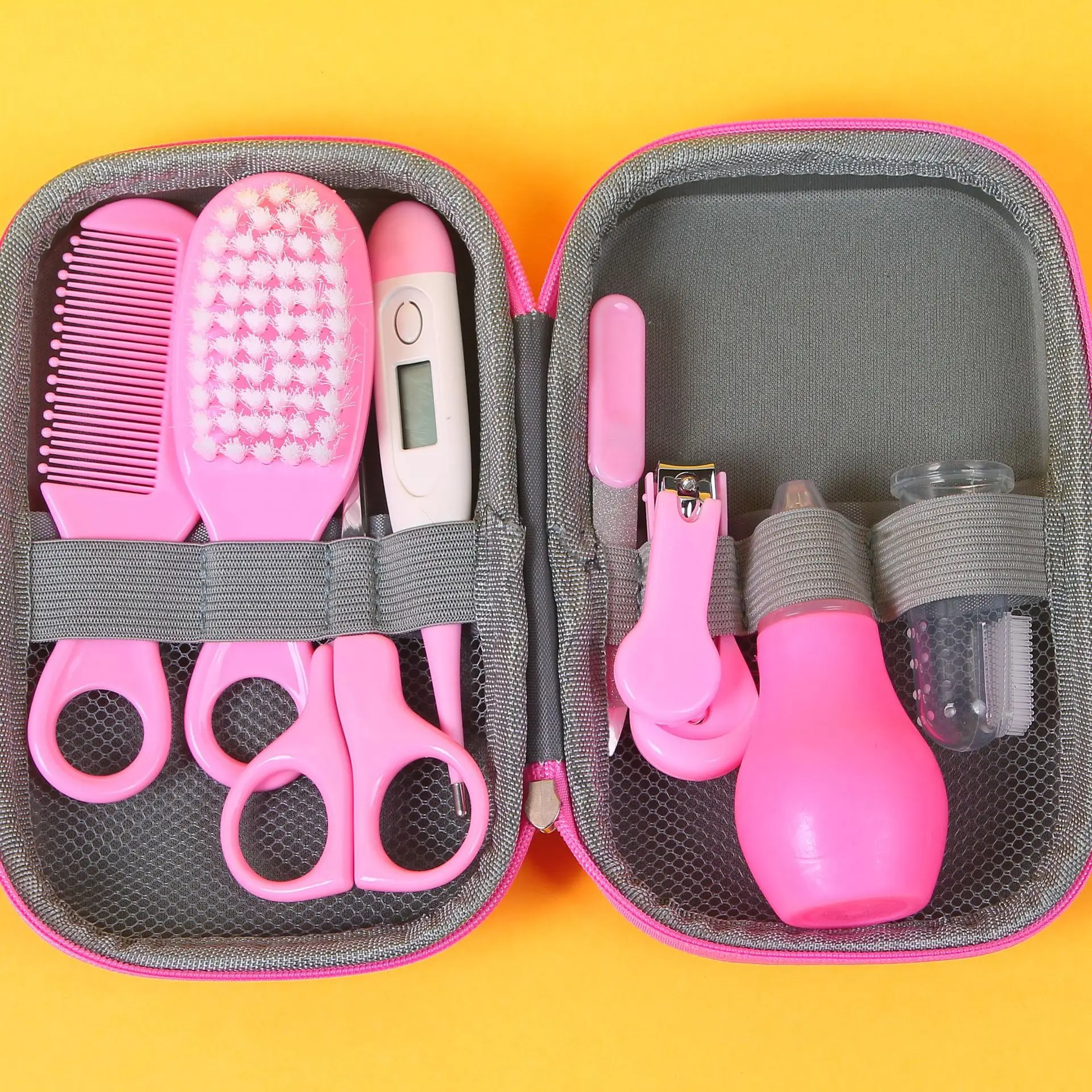 Baby Care 8Sets/9Sets Nail Clippers Feeding Spoons Combs Thermometers Nasal Aspirator Set