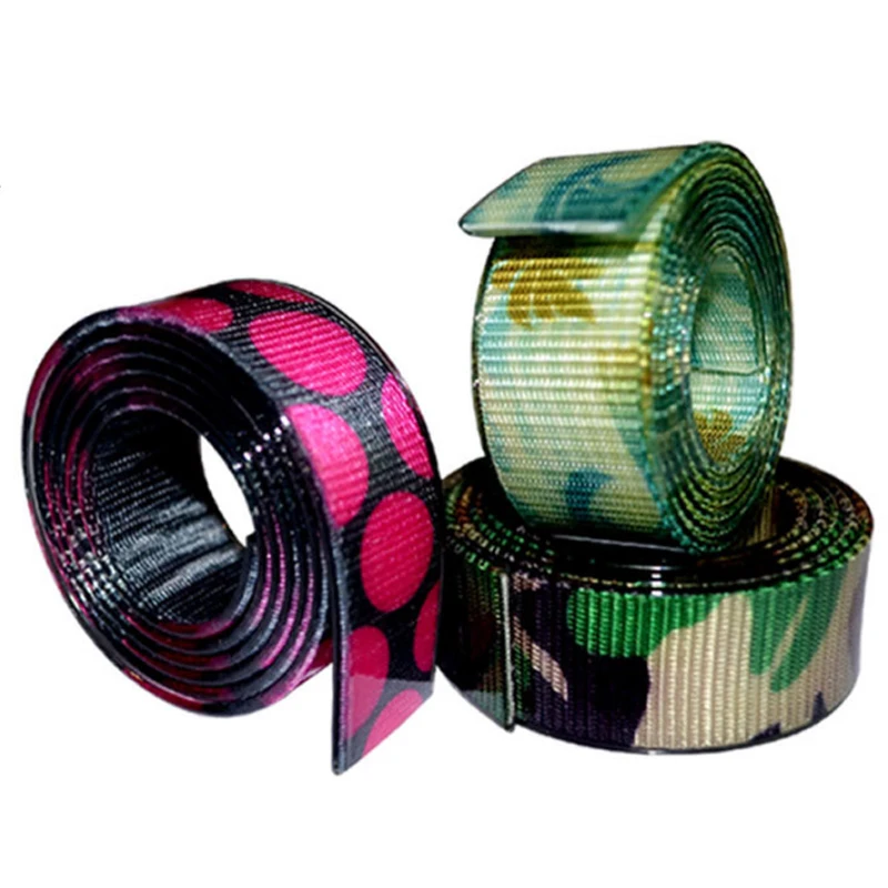  soft pvc tpu coated tubular herringbone nylon strap webbing belt