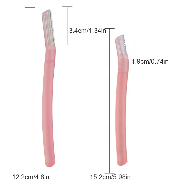 Eyebrow Razor and Dermaplaning Tool Multipurpose Exfoliating Face and Facial Hair Removal 6 PCS